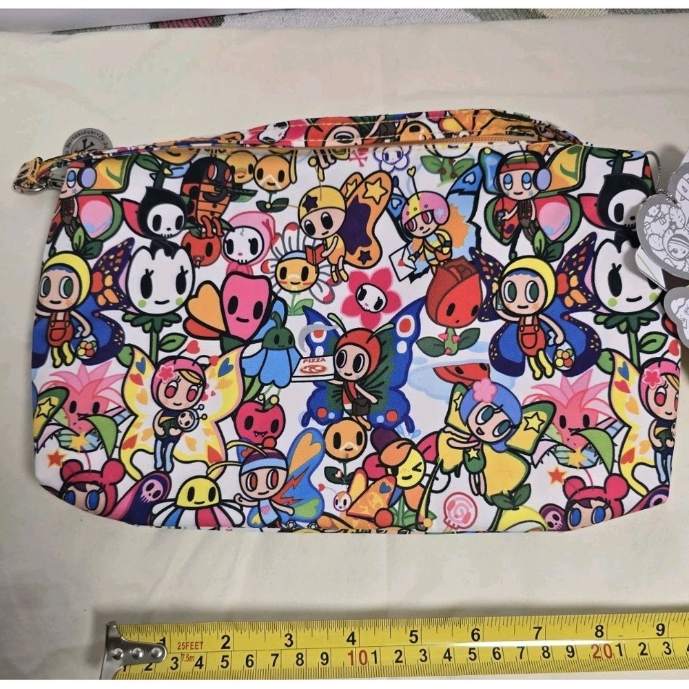 Tokidoki JuJuBe Women's Clutch Purse Shoulder Bag Colorful All Over Print - Picture 3 of 6